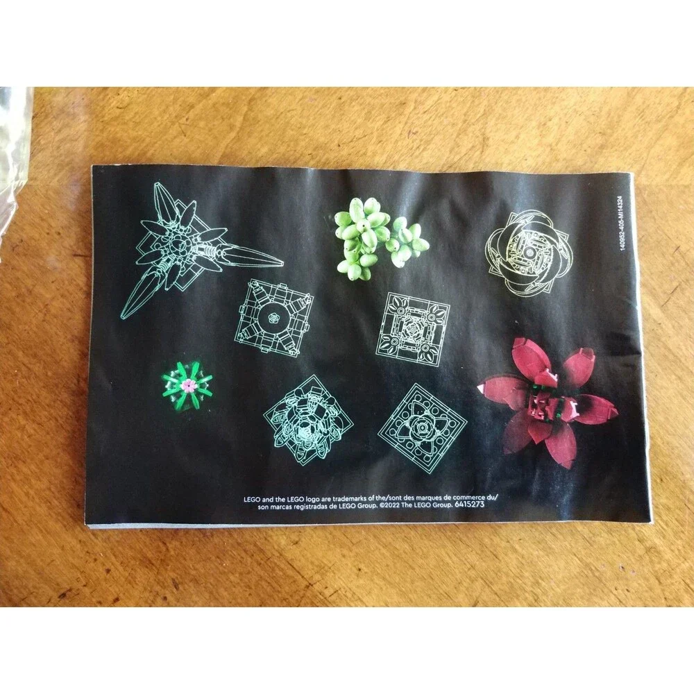 LEGO Icons 10309 Succulents - **Bag 3 Only** Red Echeveria, Ball Cactus, Burro's
